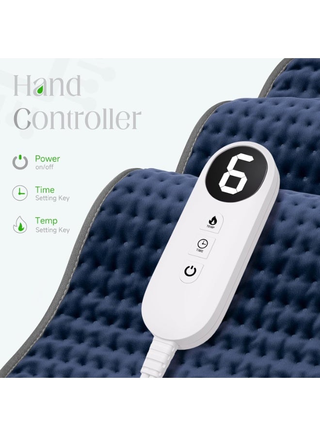 وسادة تدفئة كهربائية XXL للظهر والرقبة والكتف | وسادة قابلة للغسيل بمستويات حرارة متعددة مع إيقاف تلقائي واستخدام الحرارة الرطبة - Image 5